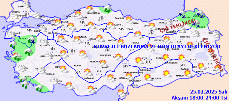 Kar gitti, kuvvetli sağanak yağış geliyor! Meteoroloji harita yayınlayıp uyardı! İşte 25 Şubat Salı İstanbul, Ankara, İzmir, Antalya hava durumu tahminleri... - Sayfa 6