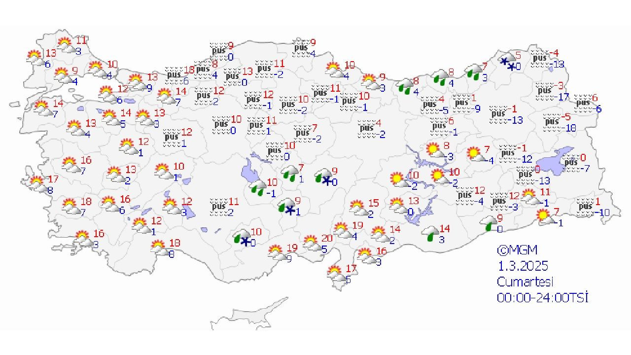 1 Mart 2025 Türkiye geneli hava durumu tahminleri yayınlandı! İstanbul, Ankara, İzmir ve Bursa'da beklenen sıcaklıklar... - Sayfa 3