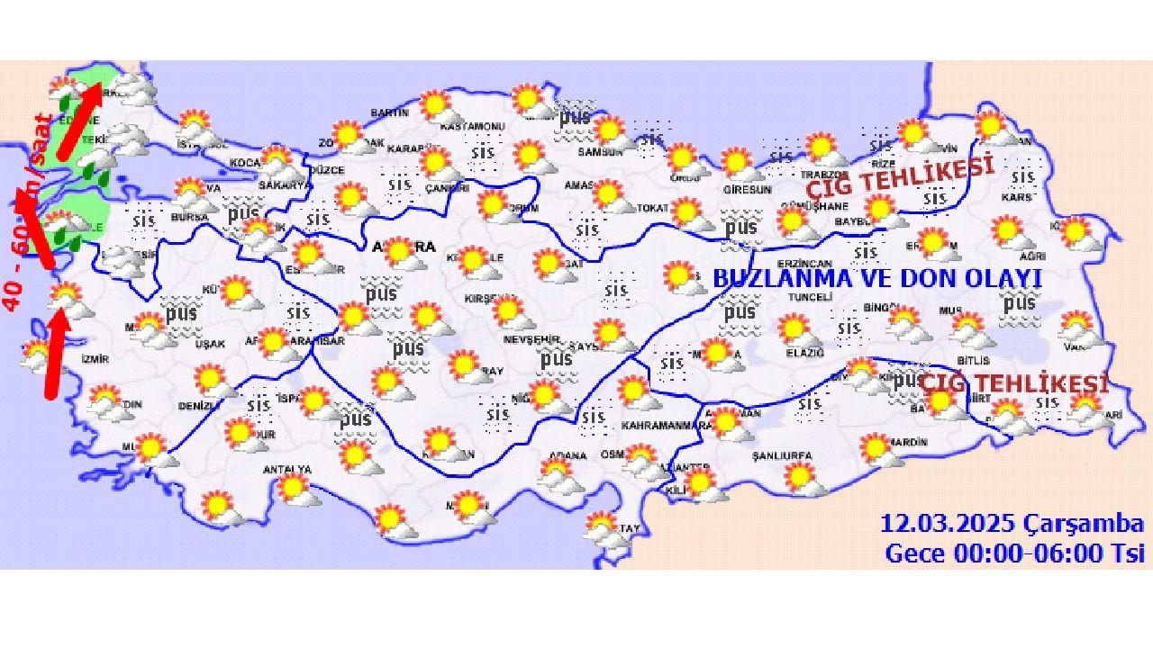 12 Mart 2025 Yurt geneli hava durumu tahminleri geldi! İstanbul, Ankara ve İzmir'de beklenen sıcaklıklar... - Sayfa 2