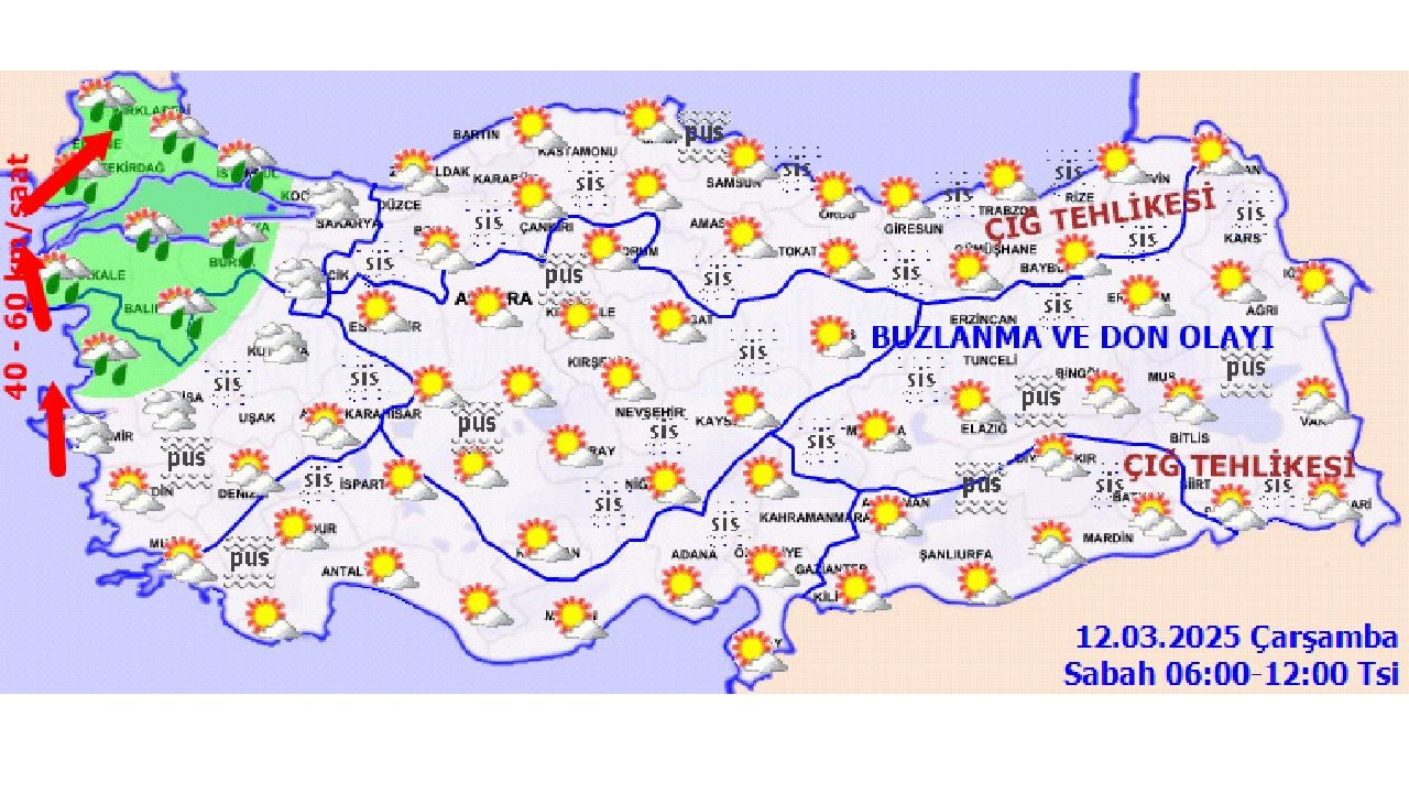 12 Mart 2025 Yurt geneli hava durumu tahminleri geldi! İstanbul, Ankara ve İzmir'de beklenen sıcaklıklar... - Sayfa 3