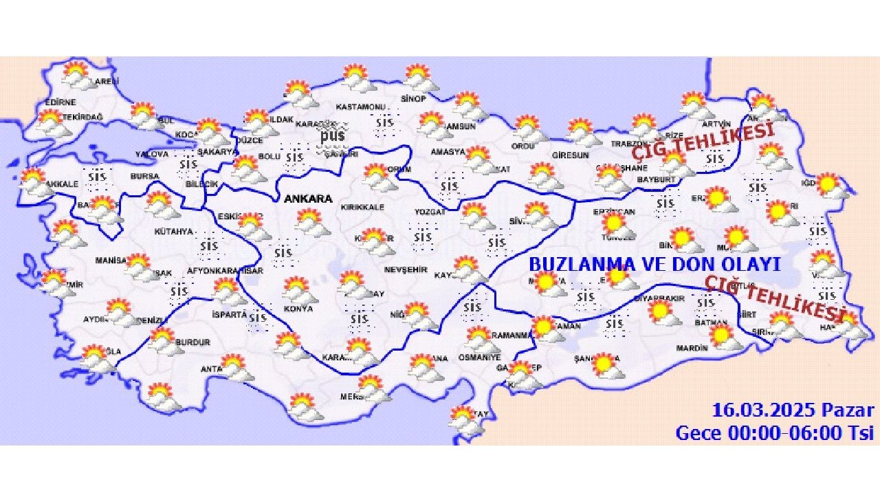 16 Mart 2025 Yurt geneli hava durumu tahminleri yayınlandı! Çarşamba günü ani hava değişimine dikkat! - Sayfa 2
