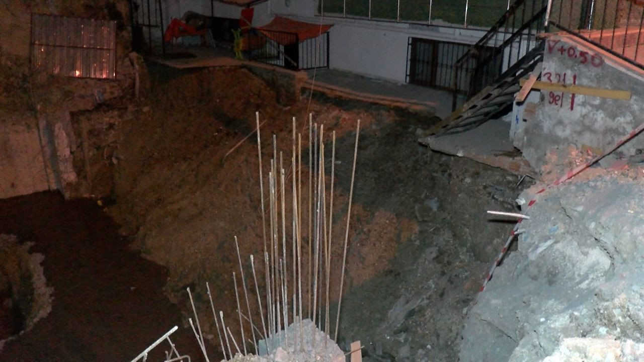 Deprem oluyor sandılar! Güngören'de 6 katlı binanın bahçesi çöktü - Sayfa 6