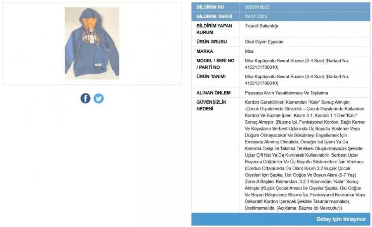 Çocuklar tehlikede! Ticaret Bakanlığı güvensiz ürünler listesini yeniledi - Sayfa 11