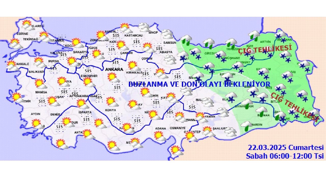 22 Mart 2025 Türkiye geneli hava durumu raporu yayınlandı! Yağış yurdu terk ediyor mu? - Sayfa 3
