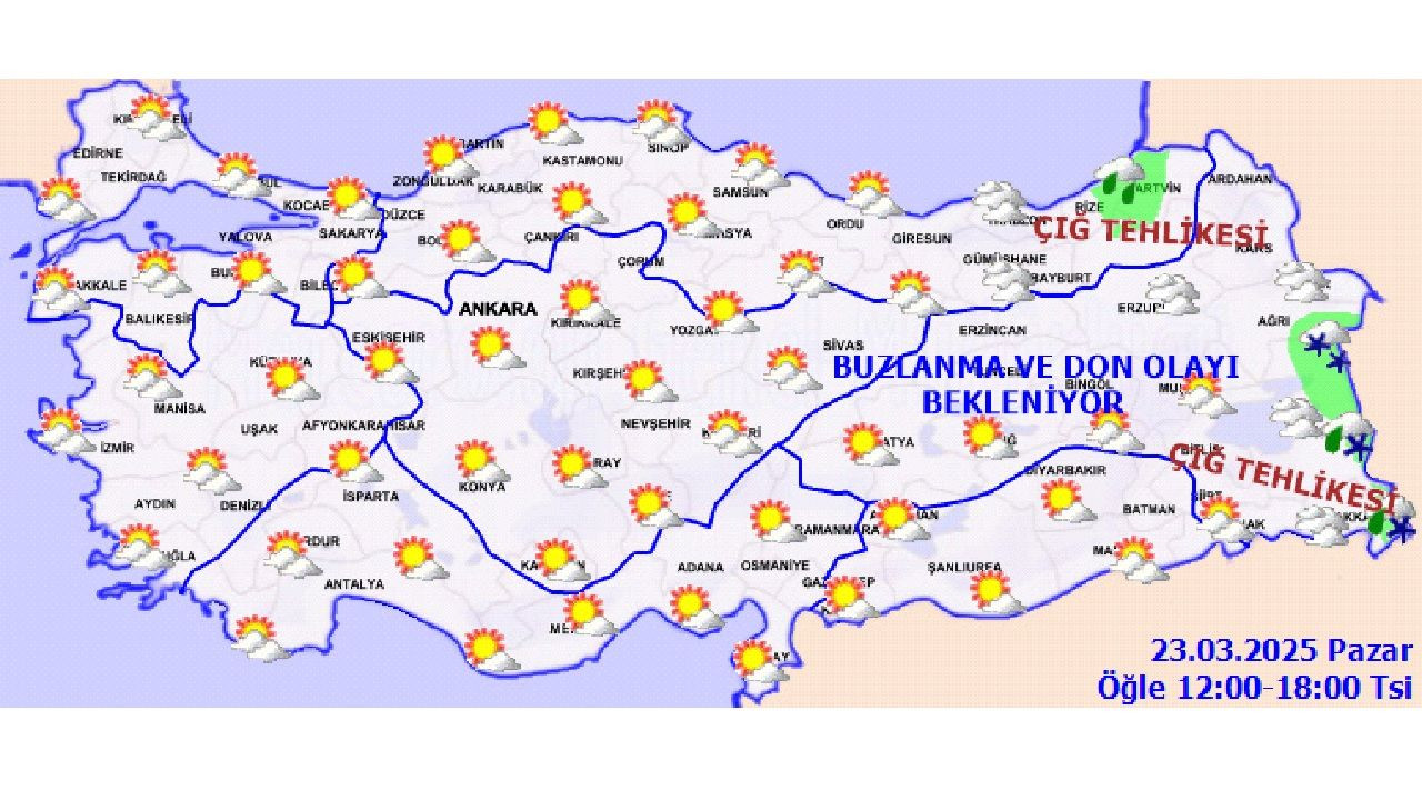 23 Mart 2025 Pazar yurt geneli hava durumu! Sıcaklıklar 6-8 derece yükseliyor... - Sayfa 3