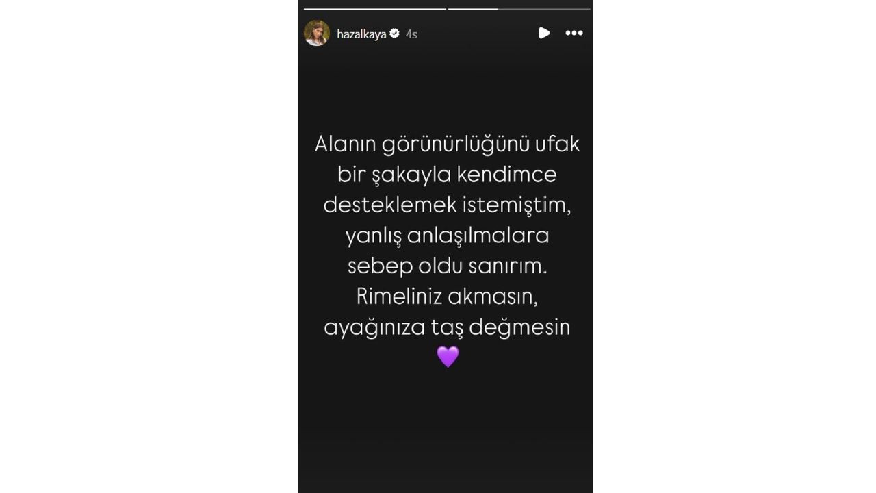 Hazal Kaya'nın protesto paylaşımı sosyal medyada tartışma yarattı! "Rimeliniz akmasın, ayağınıza taş değmesin" - Sayfa 2