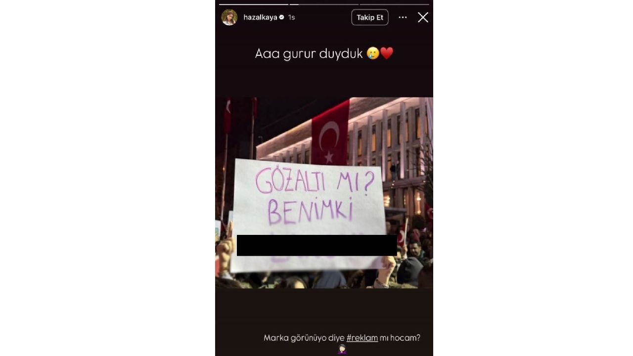 Hazal Kaya'nın protesto paylaşımı sosyal medyada tartışma yarattı! "Rimeliniz akmasın, ayağınıza taş değmesin" - Sayfa 4