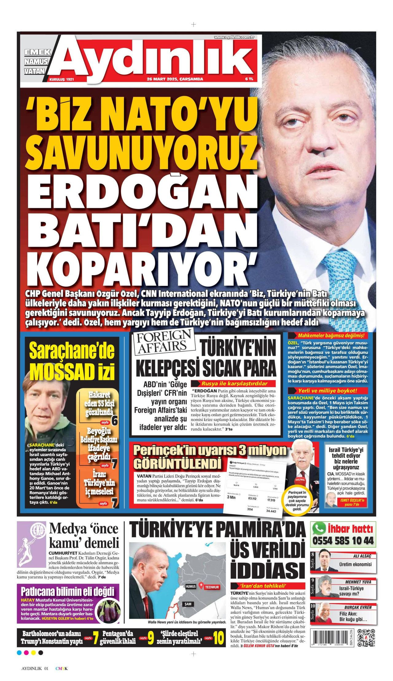 Nefret dalgası yayıyorlar! CHP'de 28 Şubat hortladı! 26 Mart Çarşamba gazete manşetleri - Sayfa 18