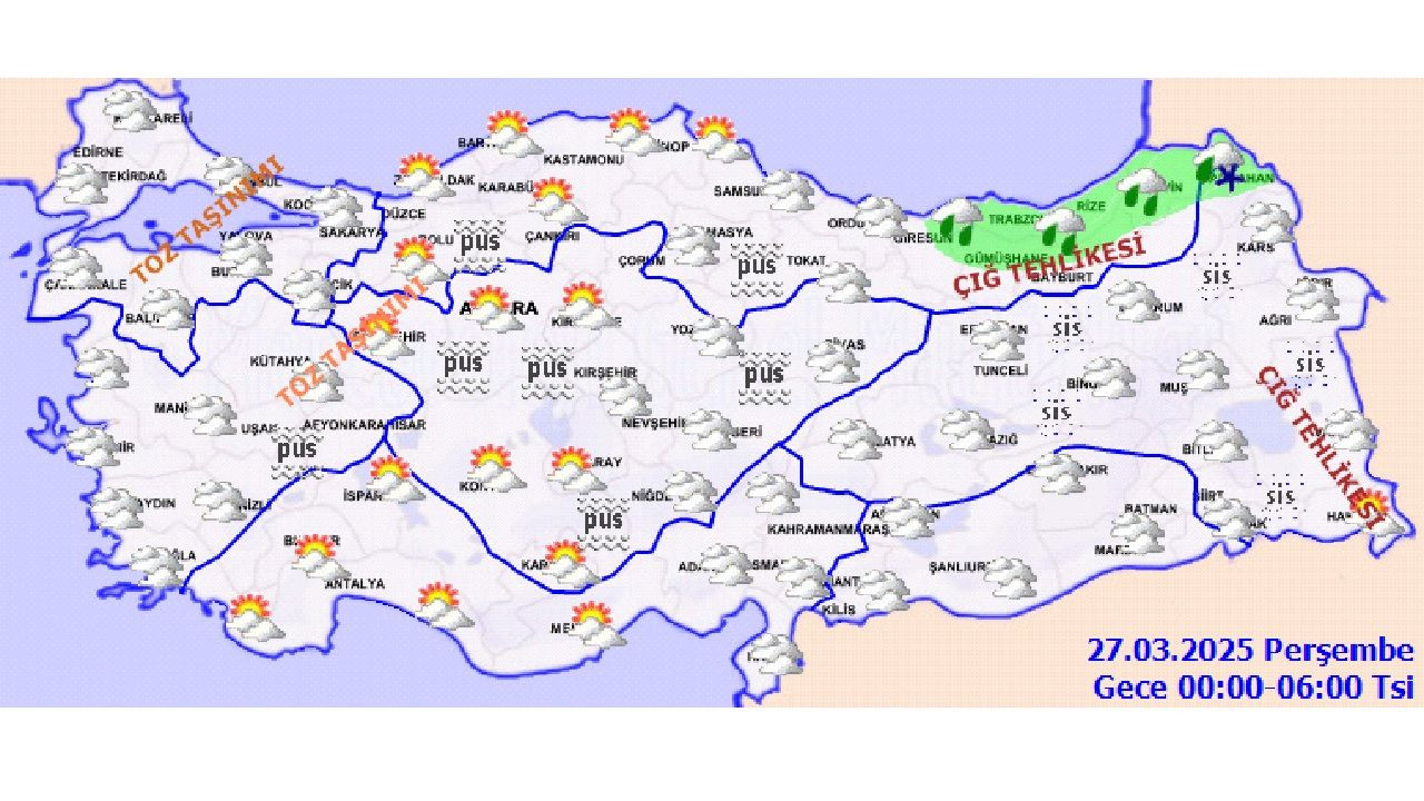 27 Mart 2025 Meteoroloji'den yurt geneli hava durumu tahmin raporu yayınlandı! 81 ilde hava nasıl olacak? - Sayfa 2