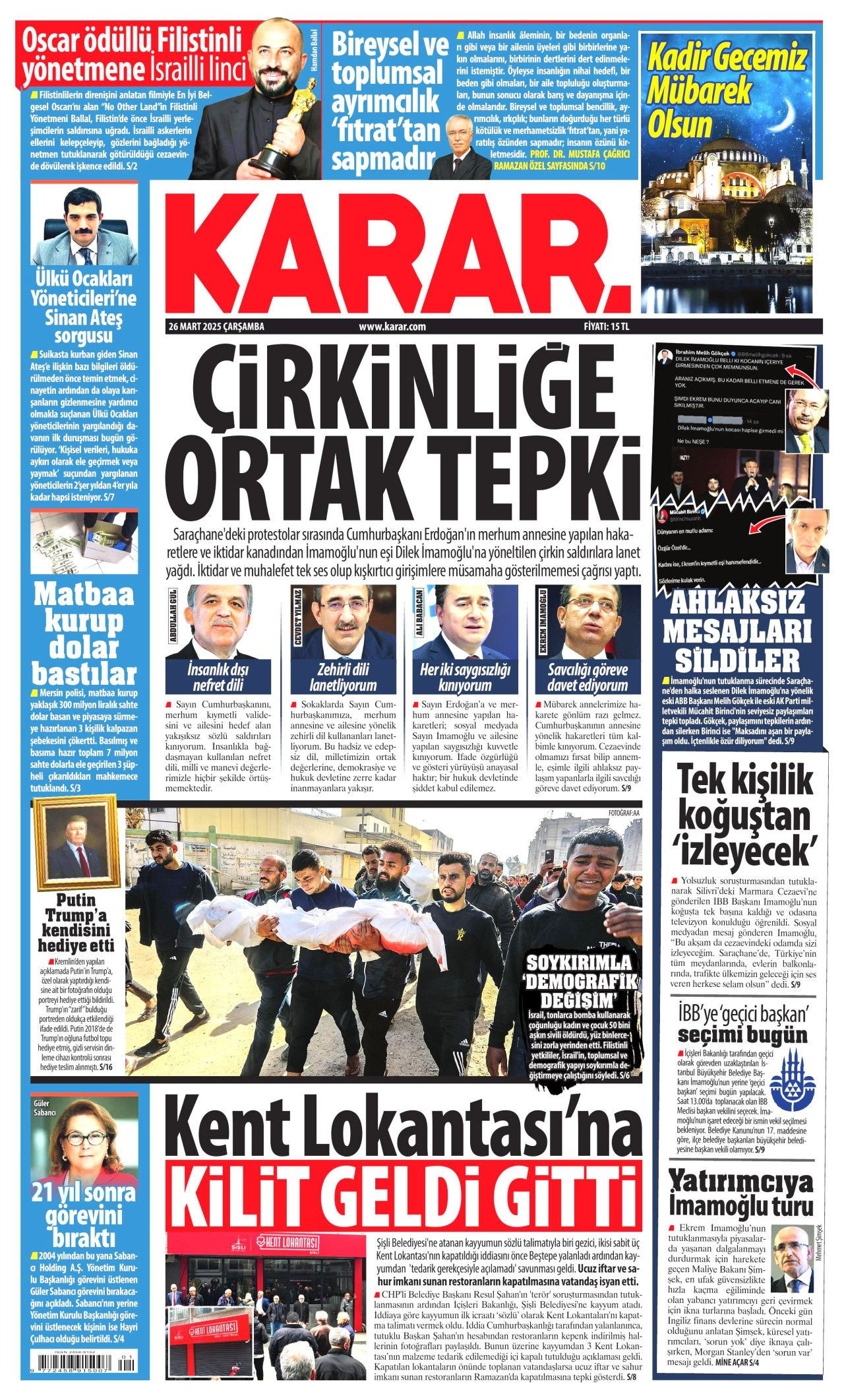 Nefret dalgası yayıyorlar! CHP'de 28 Şubat hortladı! 26 Mart Çarşamba gazete manşetleri - Sayfa 8