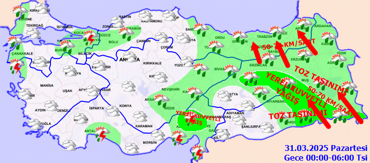 Bayramda hava nasıl olacak? Meteoroloji saat verdi! İstanbul dahil çok sayıda kente sağanak geliyor... - Sayfa 7