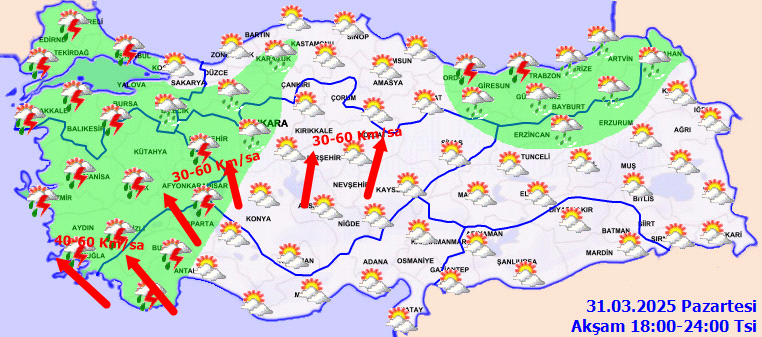 Meteoroloji uyarı üstüne uyarı verdi! Bol yağışlı bir güne hazırlıklı olun! İşte saat saat Türkiye geneli hava durumu.... - Sayfa 6