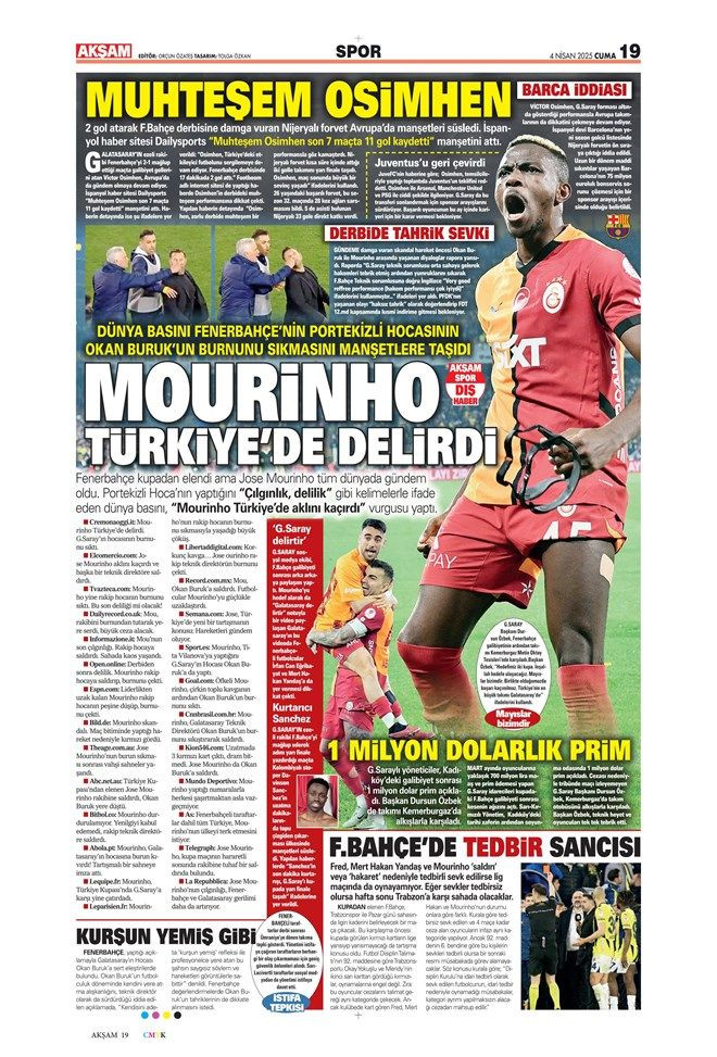 İşte günün spor manşetleri! Galatasaray'ın Fenerbahçe'yi elemesi gündemi belirledi - Sayfa 4