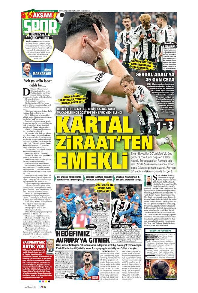 İşte günün spor manşetleri! Galatasaray'ın Fenerbahçe'yi elemesi gündemi belirledi - Sayfa 3