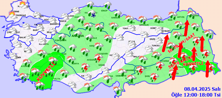 Baharı beklerken kış geri geldi: Kar ve fırtına etkili olacak! Letonya'dan geliyor: 40 ili etkisi altına alacak... - Sayfa 5