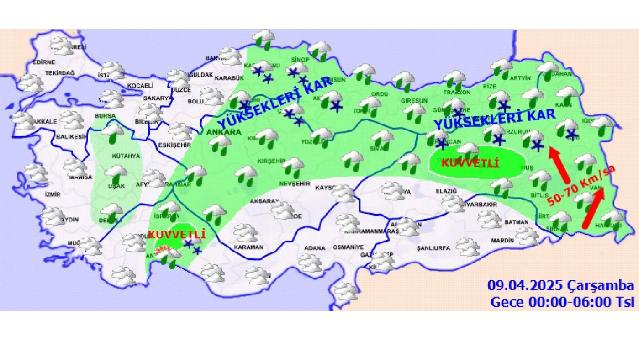 9 Nisan Çarşamba Türkiye genelinde yağış bekleniyor: Bazı bölgeler için kuvvetli yağış ve toz taşınımı uyarısı yapıldı... - Sayfa 2