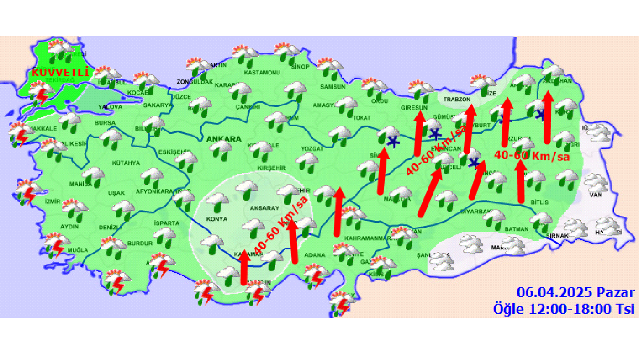 9 Nisan Çarşamba Türkiye genelinde yağış bekleniyor: Bazı bölgeler için kuvvetli yağış ve toz taşınımı uyarısı yapıldı... - Sayfa 4