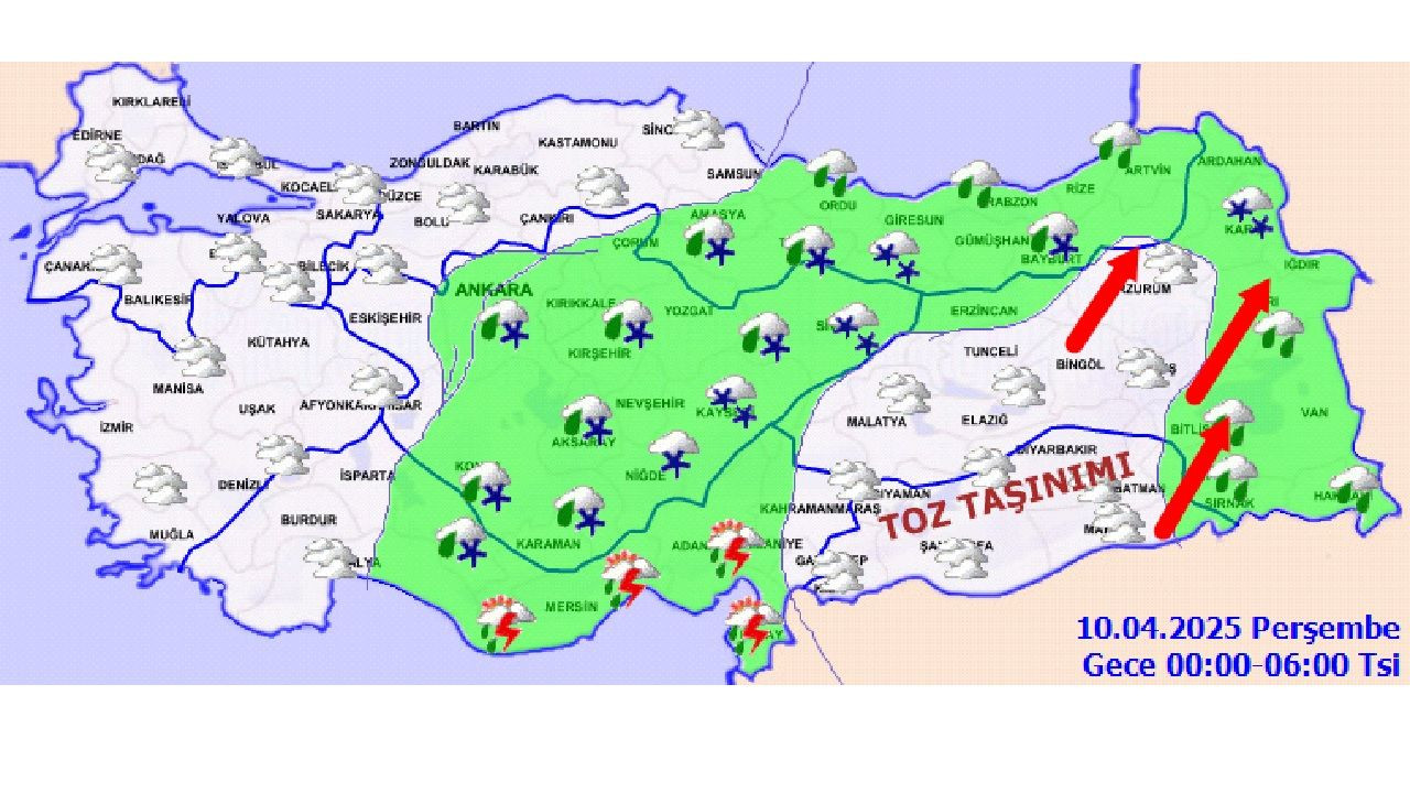 10 Nisan 2025 Perşembe yurt geneli hava durumu raporu yayınlandı! Hangi kentlerde yağış bekleniyor? - Sayfa 2