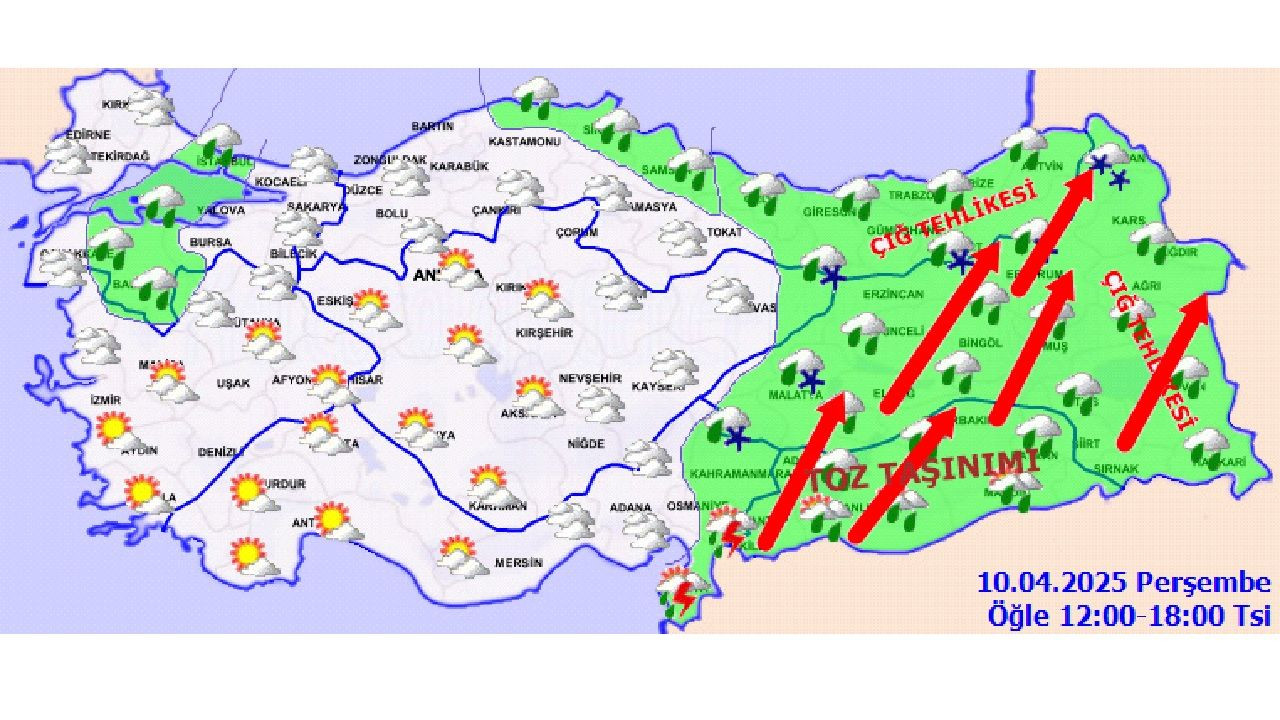 10 Nisan 2025 Perşembe yurt geneli hava durumu raporu yayınlandı! Hangi kentlerde yağış bekleniyor? - Sayfa 3