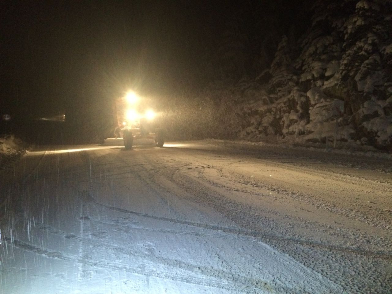 Antalya-Konya karayolunda kar yağışı! Kalınlık 10 santimetreye ulaştı - Sayfa 2