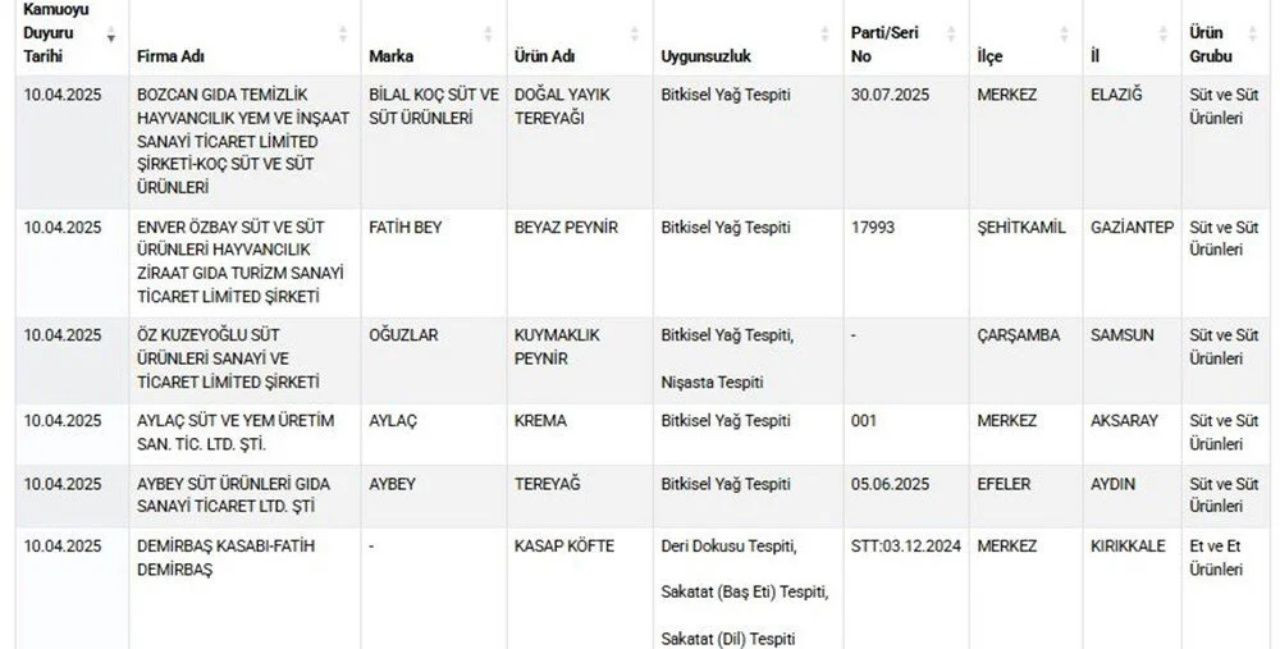 Bakanlık yeni hileli ürünleri duyurdu! Kıymada eşek eti, köftede sakatat tespit edildi - Sayfa 8