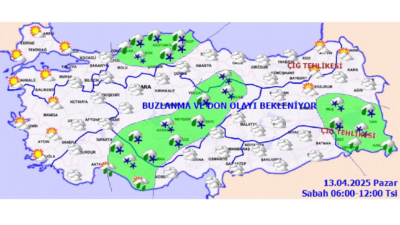 13 Nisan 2025 Pazar Meteoroloji hava durumu raporu yayınlandı! İstanbul, Ankara ve İzmir'de hava nasıl olacak? - Sayfa 3