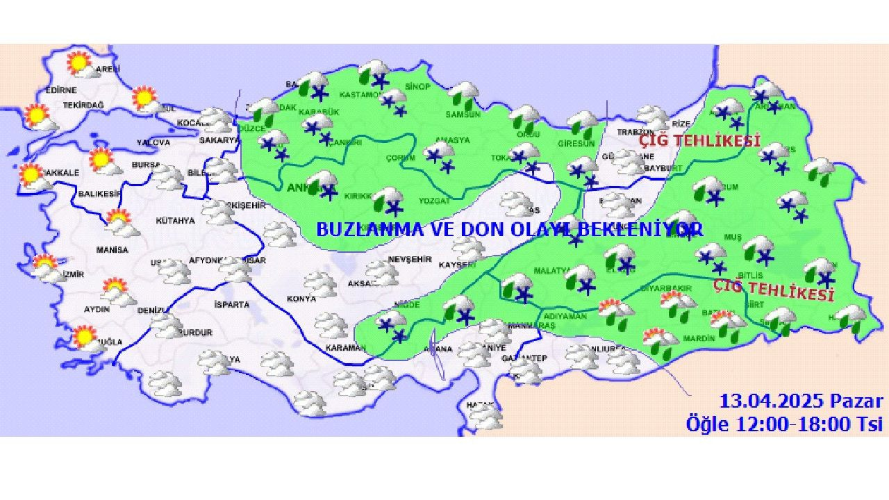 13 Nisan 2025 Pazar Meteoroloji hava durumu raporu yayınlandı! İstanbul, Ankara ve İzmir'de hava nasıl olacak? - Sayfa 4