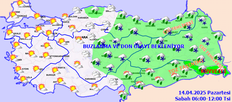 Türkiye’de hava alarmı: Sağanak, kar ve fırtına geliyor! İstanbul dahil çok sayıda ile uyarı: Zirai don ve çöl tozu... - Sayfa 5