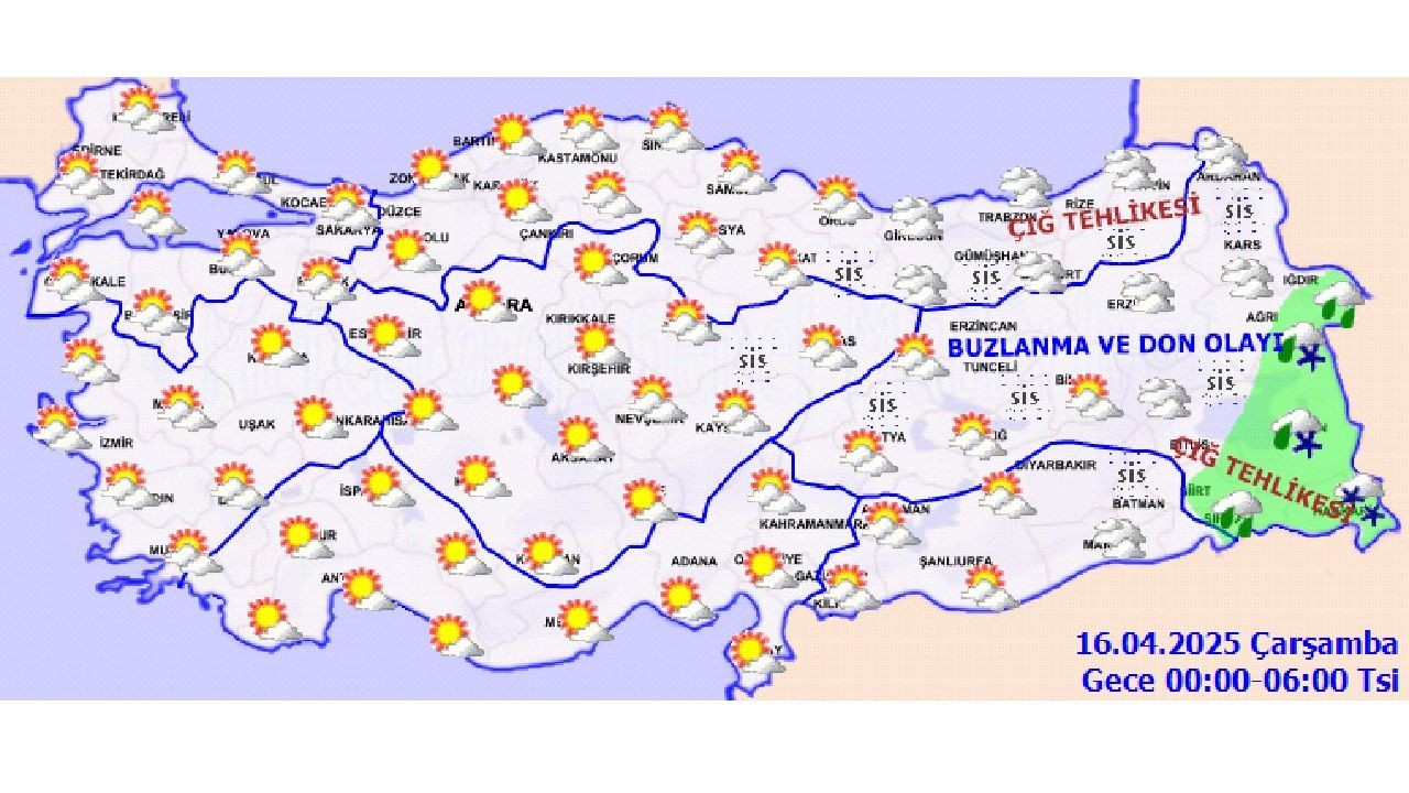 16 Nisan 2025 Yurt genelinde hava nasıl olacak? Ankara, İstanbul, İzmir ve Bursa başta olmak üzere il il beklenen hava durumu... - Sayfa 4