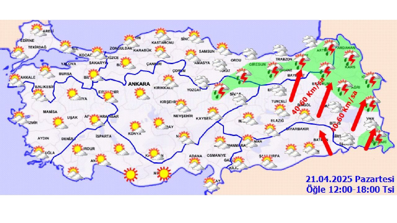 21 Nisan 2025 Pazartesi hava durumu tahminleri geldi! Haftanın ilk iş günü beklenen hava sıcaklıkları... - Sayfa 13