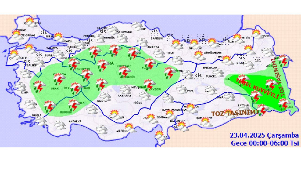 23 Nisan 2025 yurt genelinde yağış bekleniyor! İşte Ankara, İstanbul ve İzmir'de beklenen sıcaklıklar... - Sayfa 4