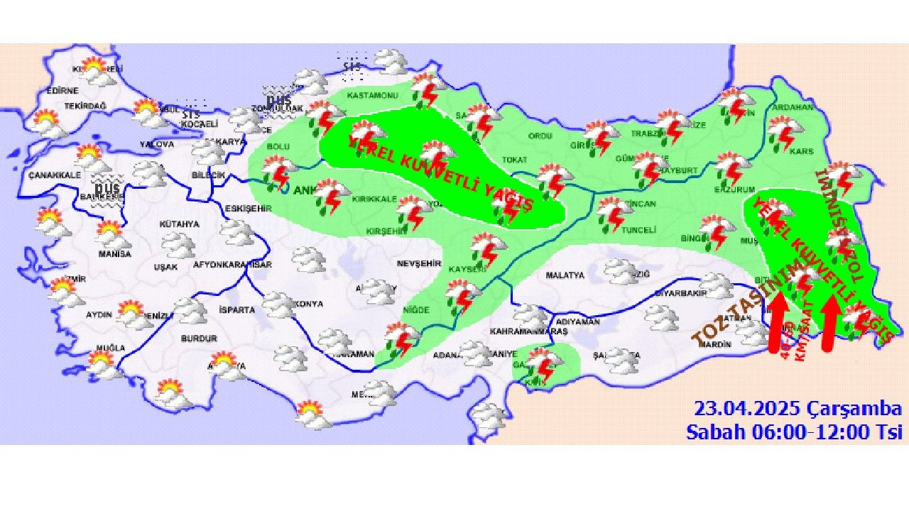 23 Nisan 2025 yurt genelinde yağış bekleniyor! İşte Ankara, İstanbul ve İzmir'de beklenen sıcaklıklar... - Sayfa 5