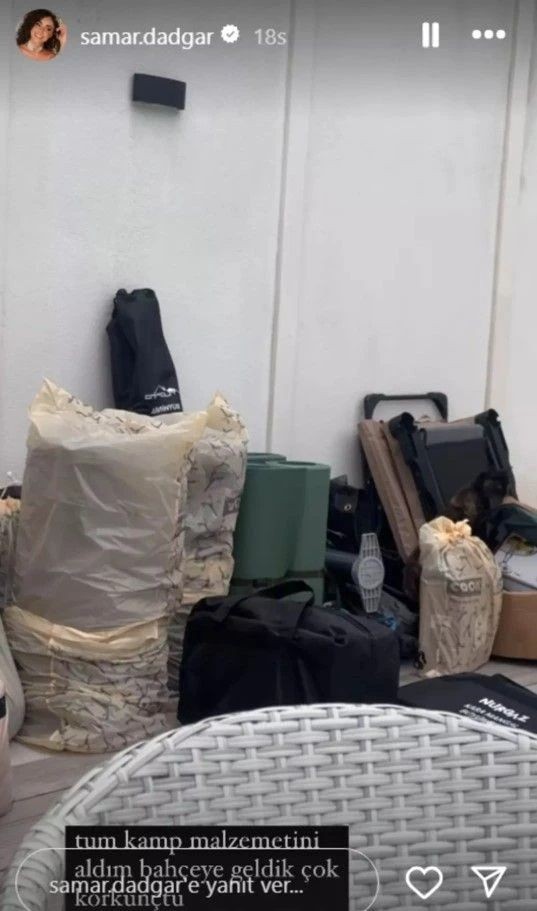 İstanbul depremi ünlüleri de korkuttu: Özcan Deniz ve Samar Dadgar geceyi çadırda geçirdi - Sayfa 3