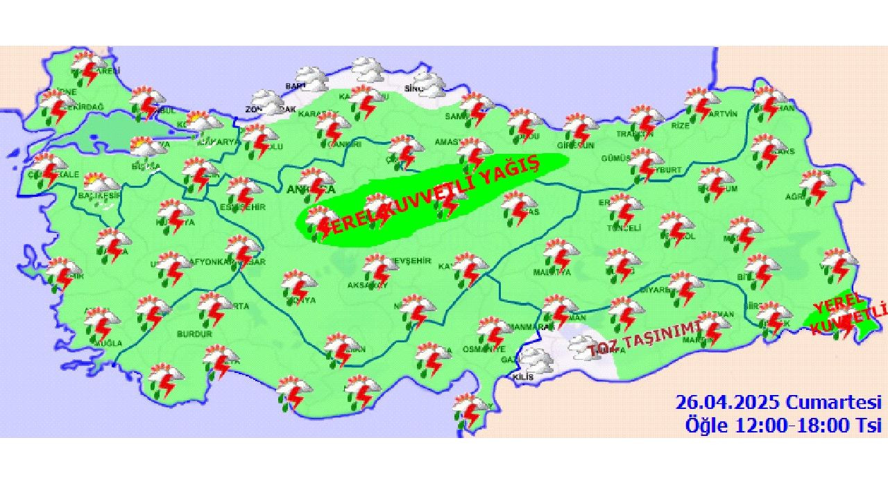 26 Nisan 2025 Cumartesi Türkiye geneli hava durumu tahminleri yayınlandı! İşte il il beklenen hava sıcaklıkları... - Sayfa 13