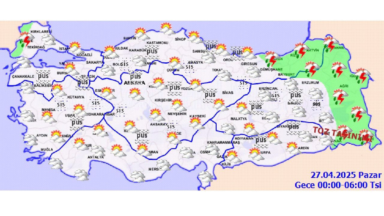 27 Nisan 2025 Pazar hava durumu tahminleri yayınlandı! Ankara, İstanbul ve İzmir'de beklenen hava sıcaklıkları... - Sayfa 2