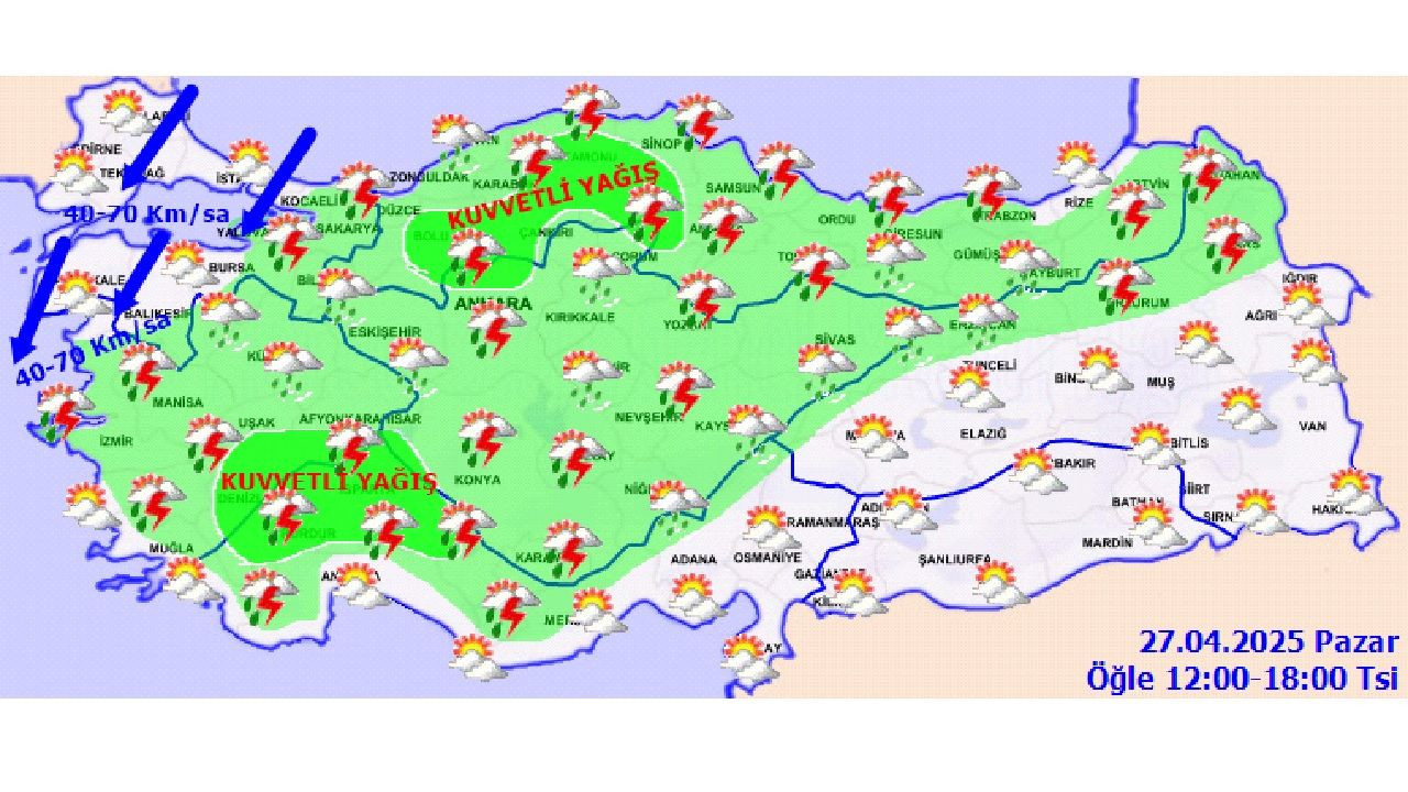 27 Nisan 2025 Pazar hava durumu tahminleri yayınlandı! Ankara, İstanbul ve İzmir'de beklenen hava sıcaklıkları... - Sayfa 3