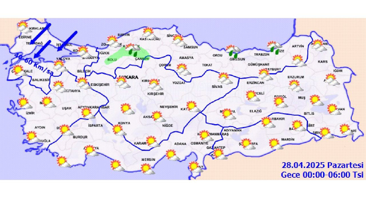 28 Nisan 2025 Türkiye geneli hava durumu raporu yayınlandı! Ankara, İzmir ve İstanbul'da beklenen sıcaklıklar... - Sayfa 2