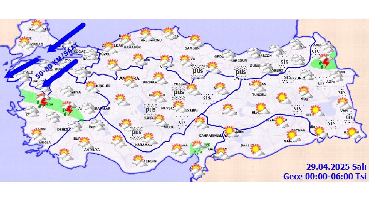 29 Nisan 2025 Meteoroloji'den rapor geldi! Yurt genelinde hava durumu nasıl olacak? - Sayfa 1