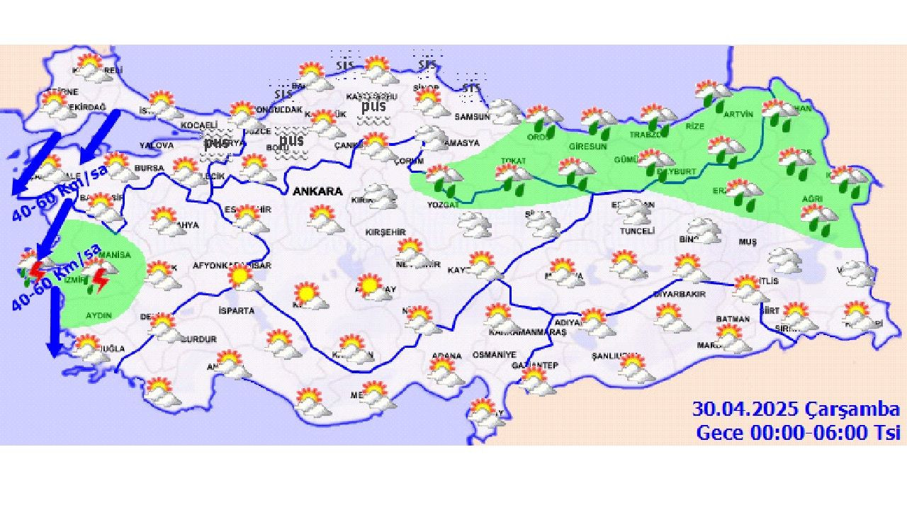 Meteoroloji Türkiye geneli hava durumu tahminlerini paylaştı! 30 Nisan 2025 il il hava sıcaklıkları... - Sayfa 2