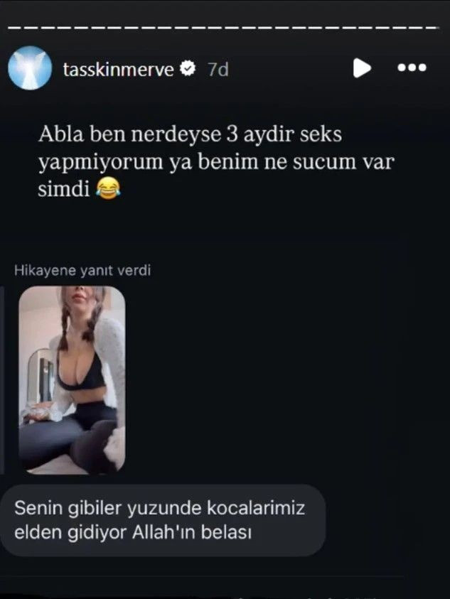 Takipçisi 'Senin gibiler yüzünden kocalarımız elden gidiyor' diyerek isyan etti! Merve Taşkın'ın cevabı olay oldu: 3 aydır seks yapmıyorum - Sayfa 5