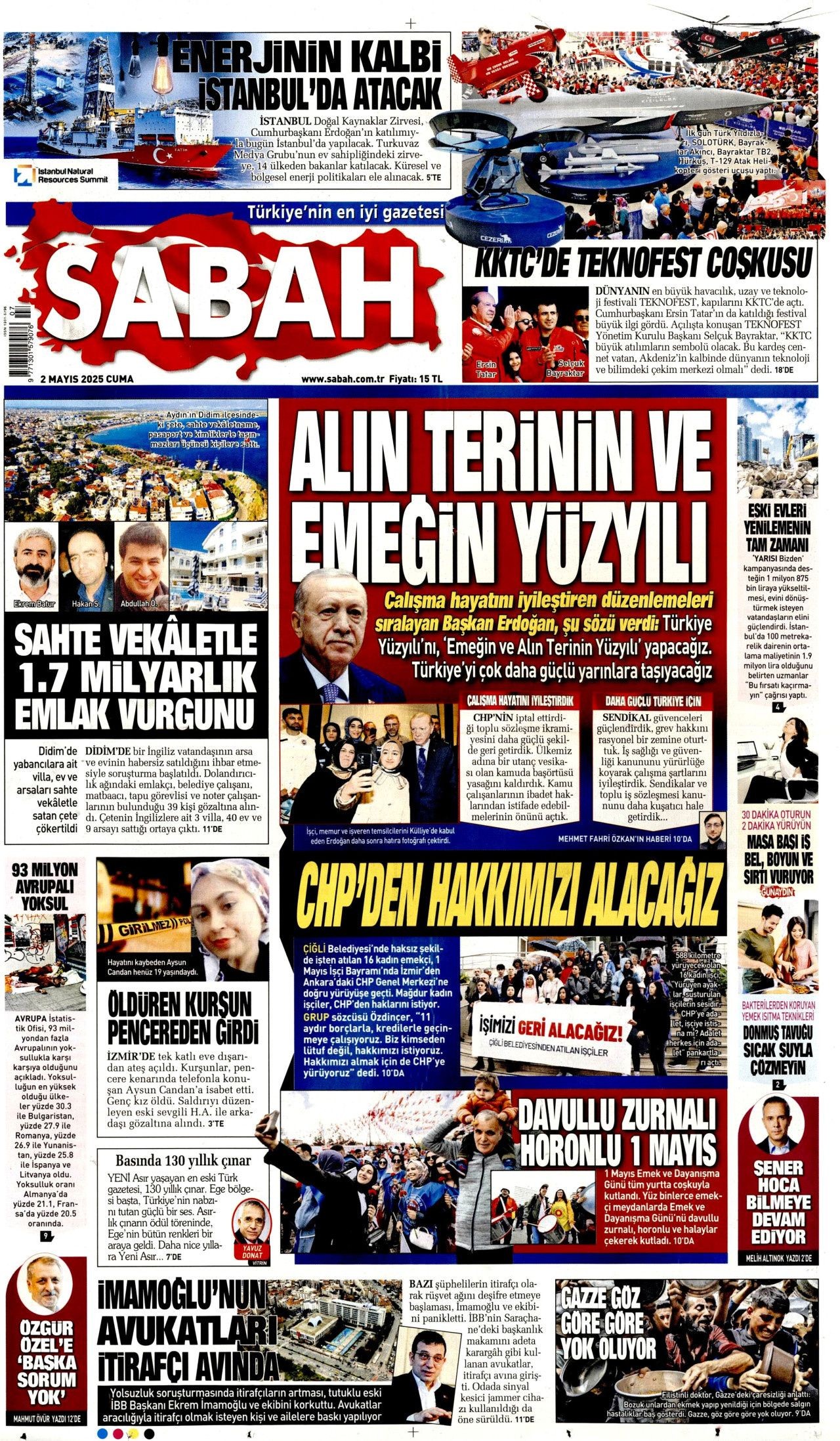 Suriye'yi kaynatıyorlar! Harekat uyarısı... 2 Mayıs Cuma gazete manşetleri! - Sayfa 3