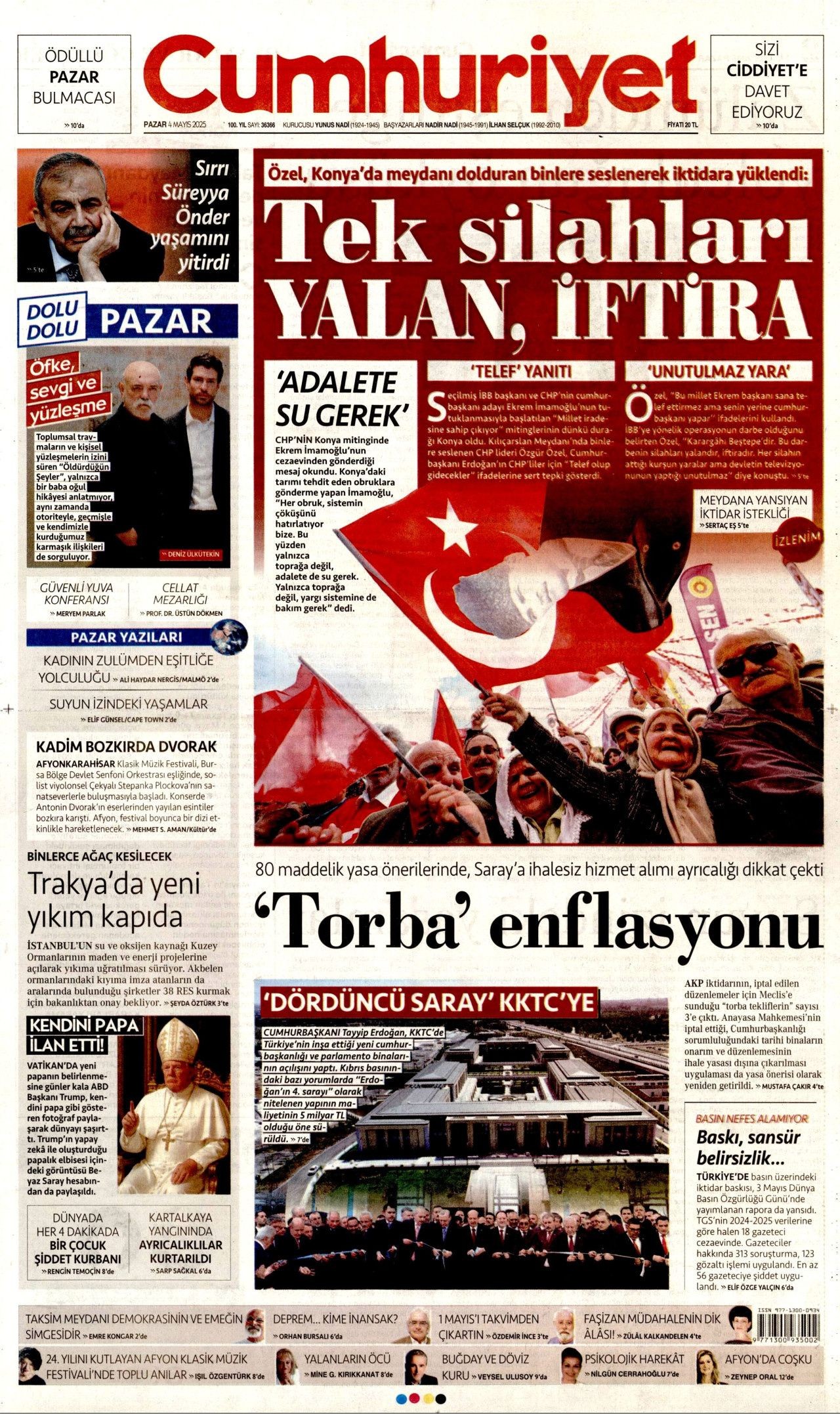 Cumhurbaşkanı Erdoğan'ın KKTC'deki tarihi sözleri gazete manşetlerinde - Sayfa 4