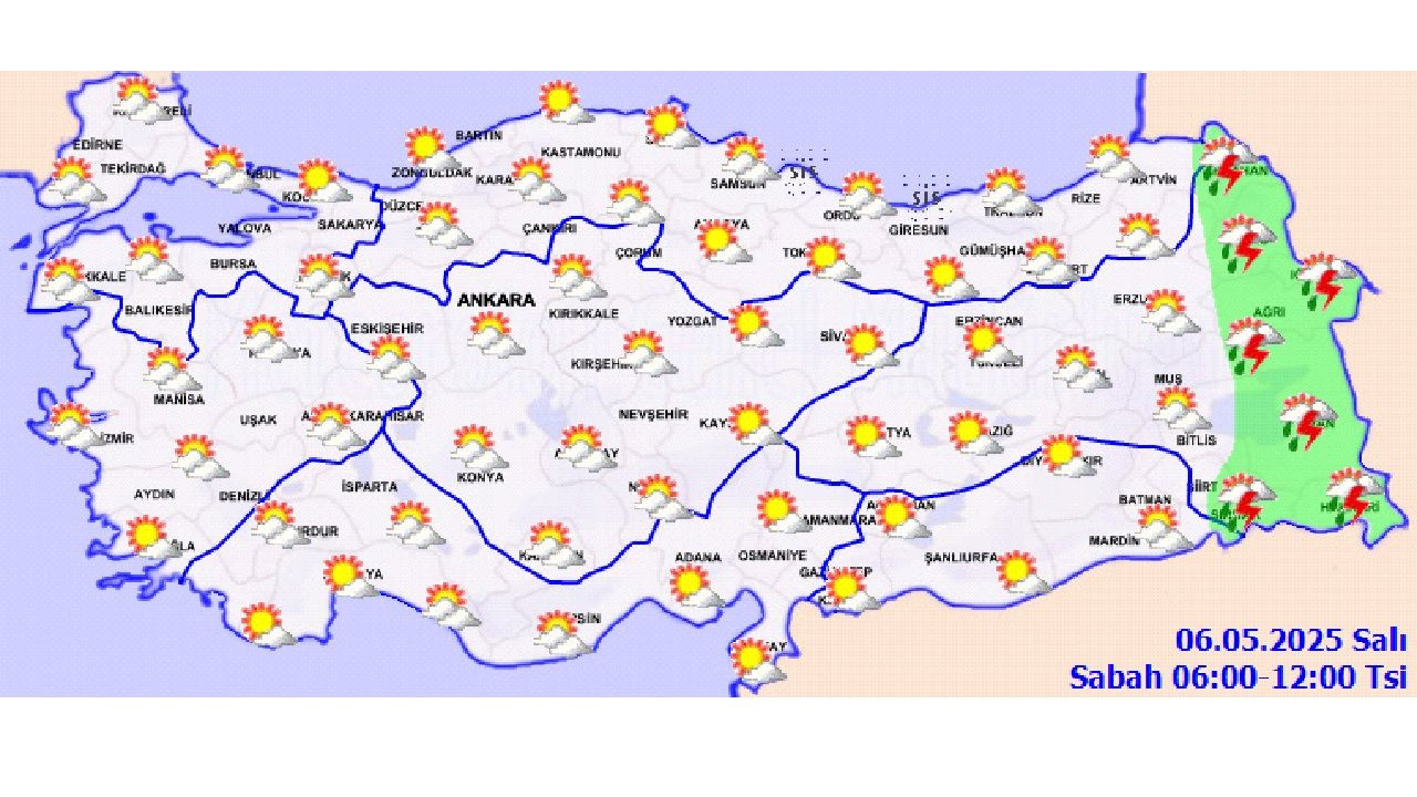 6 Mayıs 2025 Yurt geneli hava durumu tahminleri yayınlandı! İşte il il beklenen sıcaklıklar... - Sayfa 4