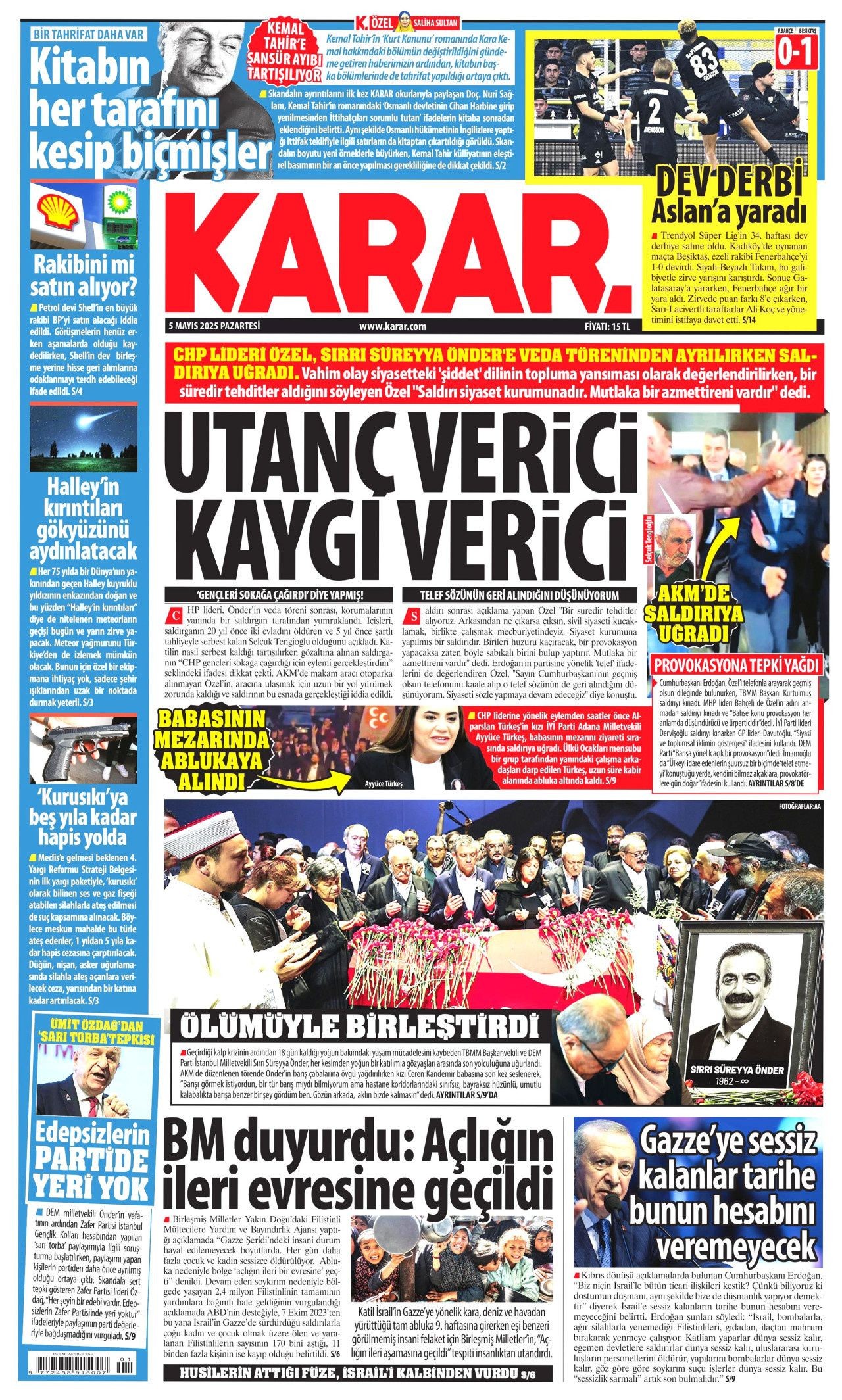 CHP lideri Özgür Özel'e hain saldırı gazete manşetlerinde! "Babam hapisten hiç çıkmasın" - Sayfa 3