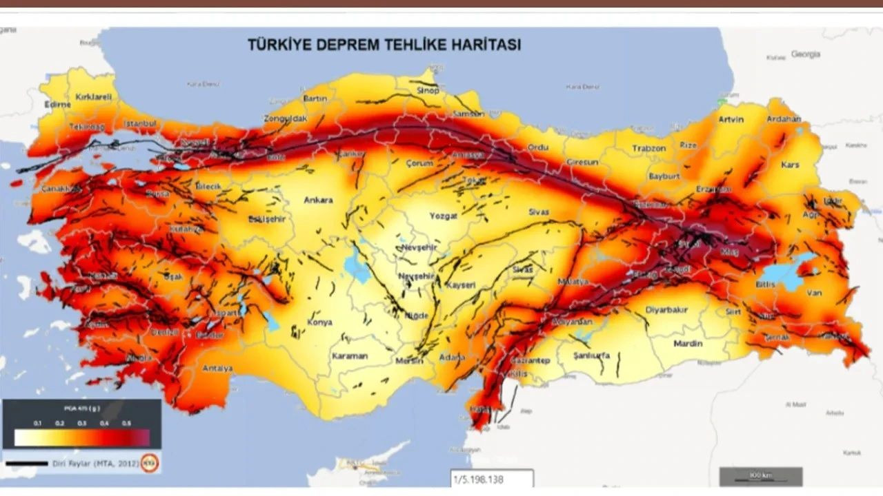 AFAD'tan korkutan paylaşım: Türkiye Deprem Tehlike Haritası'nda 485 diri fay segmenti bulunuyor - Sayfa 8