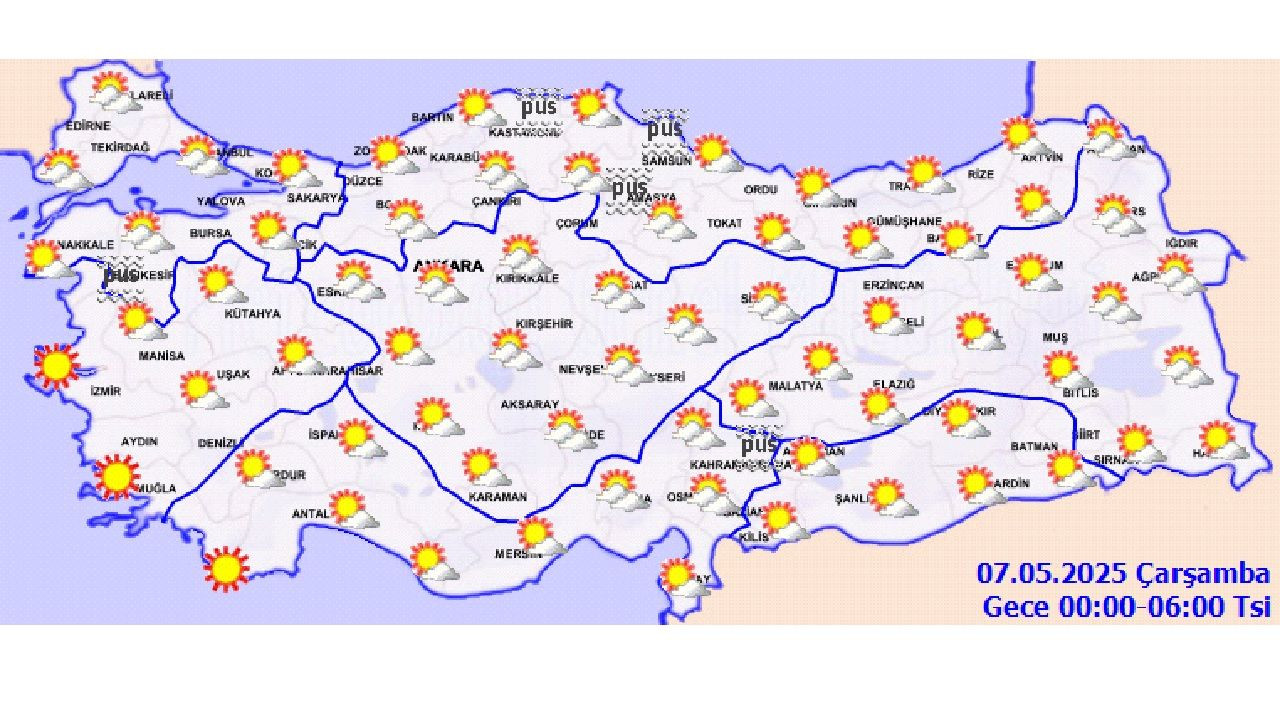7 Mayıs 2025 ülke genelinde havalar ısınıyor! İşte il il beklenen hava durumu... - Sayfa 2
