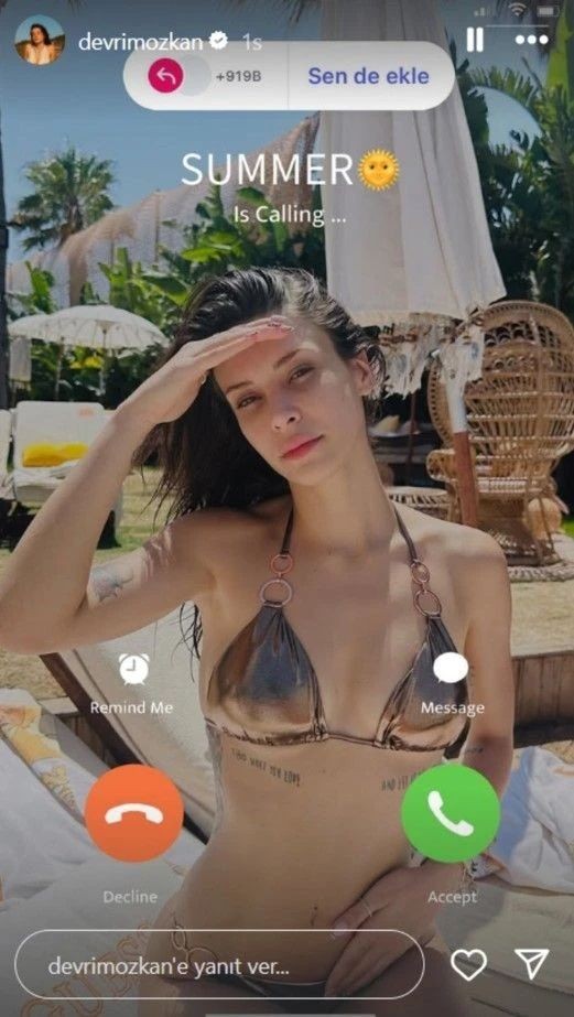 Ünlülerin bikinili 'Summer is calling' akımı sosyal medyayı salladı - Sayfa 2