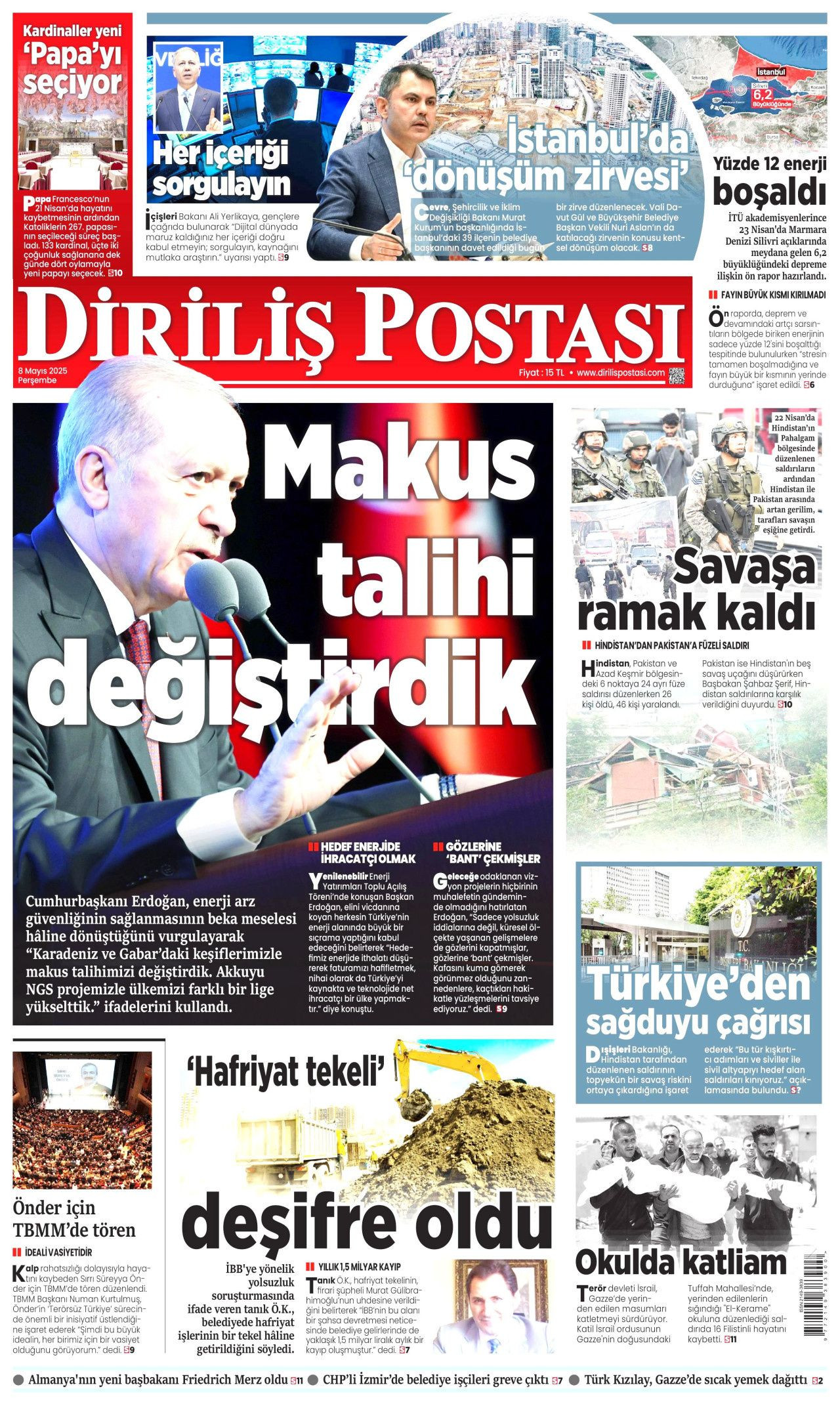 Hindistan-Pakistan gerilimi gazete manşetlerinde! 25 dakikalık nükleer kabus dünyanın yüreğini ağzına getirdi - Sayfa 23