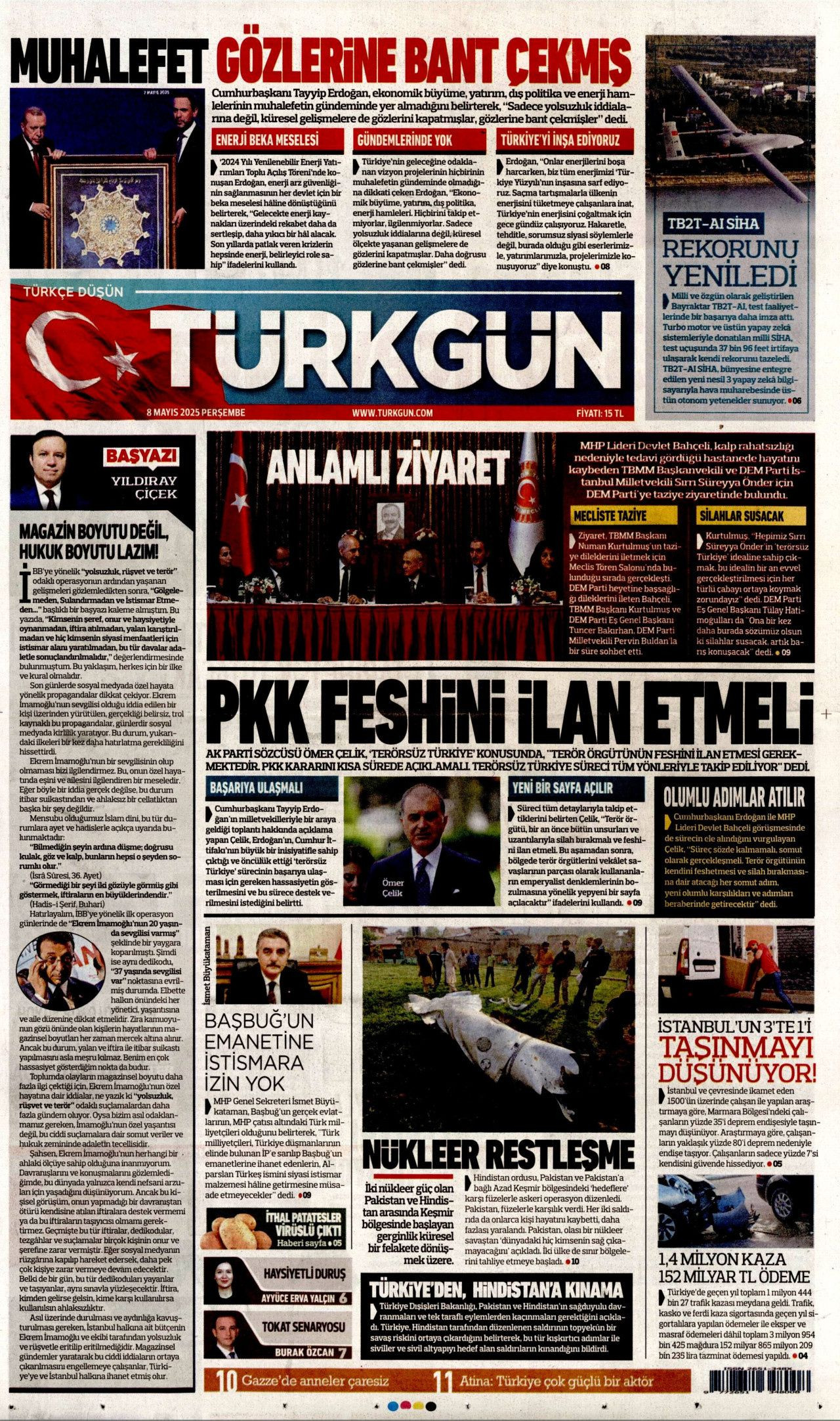 Hindistan-Pakistan gerilimi gazete manşetlerinde! 25 dakikalık nükleer kabus dünyanın yüreğini ağzına getirdi - Sayfa 8