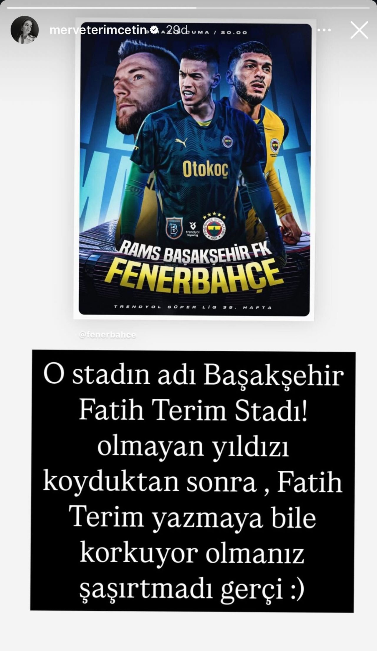 Fenerbahçe'den Fatih Terim'e şok sansür! Kızından paylaşım geldi: "Olmayan yıldızı koyduktan sonra korkmanız şaşırtmadı" - Sayfa 3